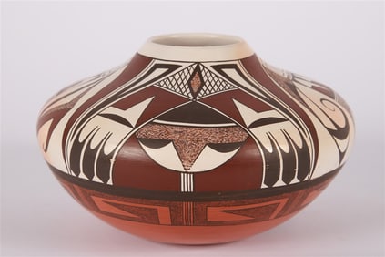 Charles Navasie, Hopi Fired Clay Vessel
