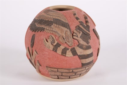 Hopi Koyala Ceramic Vessel, 1980