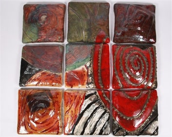 Joseph Woodford, Raku Wall Tiles