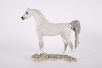 Lladro, "Arabian Pure Breed" Porcelain Horse