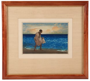 Charles William Bartlett, "Hawaiian Fisherman"