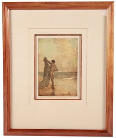 Charles William Bartlett, "Fishing in Hawaii"