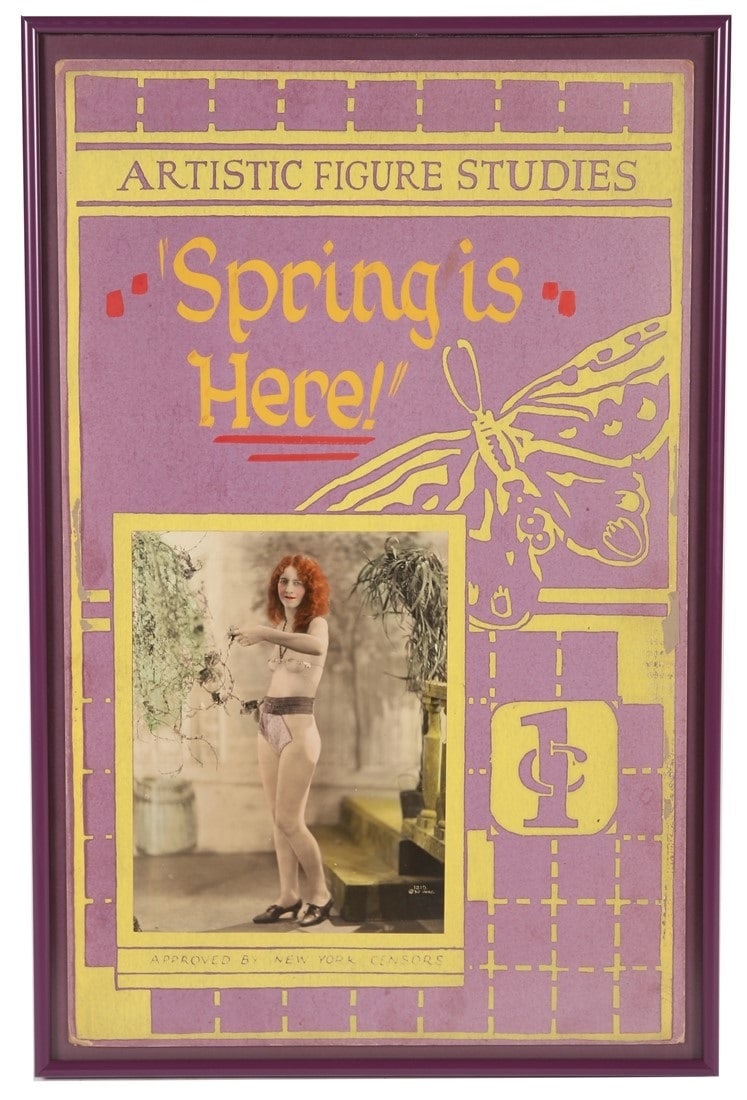 "Spring is Here!" Mutoscope Peep Show Insert (1 of 3)
