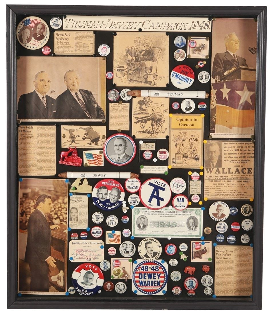 Truman v. Dewey 1948 Campaign Collage (1 of 6)