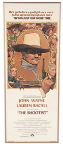 John Wayne "The Shootist" Framed Movie Poster
