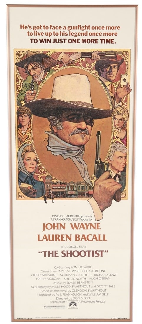John Wayne "The Shootist" Framed Movie Poster (1 of 3)
