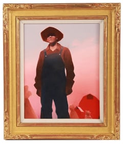 Gary Ernest Smith, Oil on Canvas Study