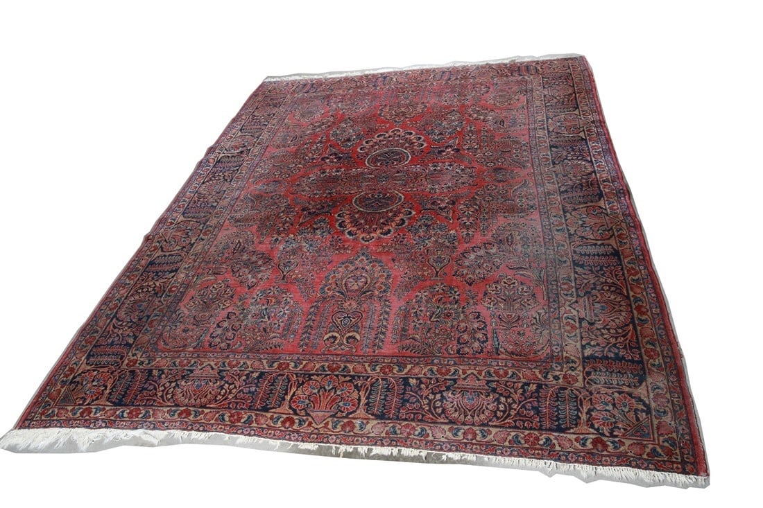 1920s Persian Painted Sarouk (1 of 4)