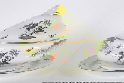 Herend, "Rothschild Bird" Porcelain Tureen Set (1 of 11)
