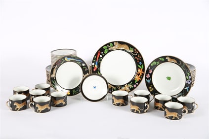 Lynn Chase Designs, "Jaguar Jungle" China