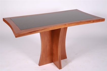 Contemporary Stone Top Hall Table