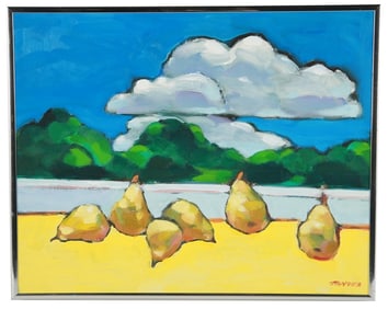Joseph Tanous (American), "Yellow Table"