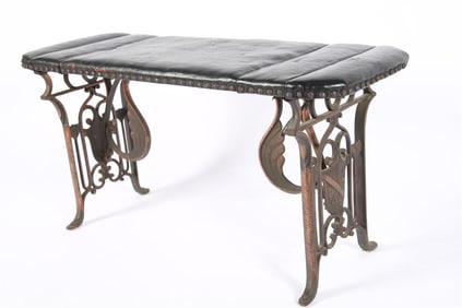 Cast Metal Bench