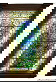Tiffany, "Palm Leaf with Crown" Window (1 of 11)