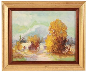 Stephen J. Skerce (American), Oil on Board
