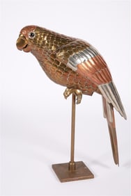 Carlos del Conde, Brass/Copper Large Parakeet