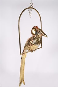 Sergio Bustamante, Large Shiny Copper/Brass Bird
