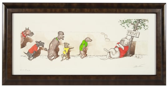 Boris O'Klein, "W.C. Prive" Etching