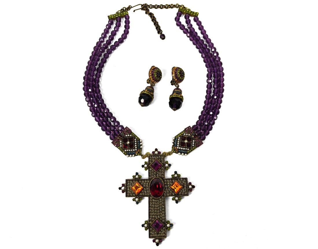 Heidi Daus, Vintage Costume Jewelry Set (1 of 8)