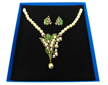 Heidi Daus, Three-Piece Costume Jewelry Set