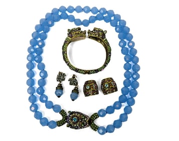 Heidi Daus, Four-Piece Costume Jewelry Set