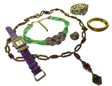 Heidi Daus, Six-Piece Collection of Jewelry