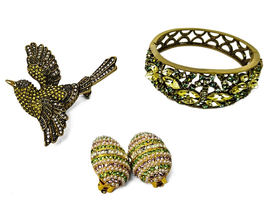 Heidi Daus, Three Pieces of Costume Jewelry (1 of 9)