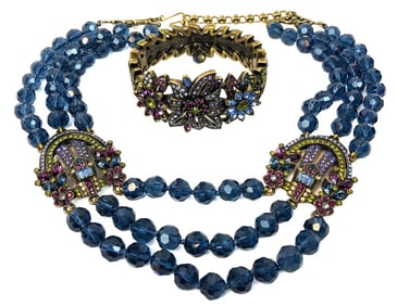 Heidi Daus, Matching Necklace and Bracelet