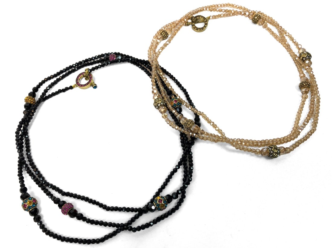 Heidi Daus, Two Beaded Necklaces (1 of 6)