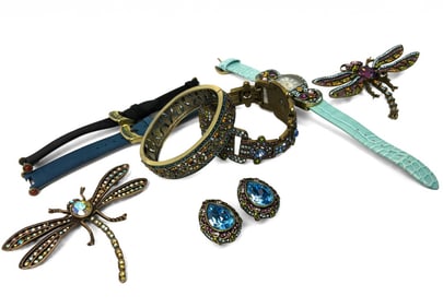 Heidi Daus, Six-Piece Collection of Jewelry