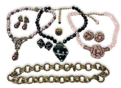 Heidi Daus, Eight-Piece Collection of Jewelry