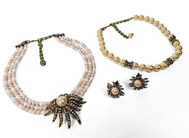 Heidi Daus, Three-Piece Collection of Jewelry