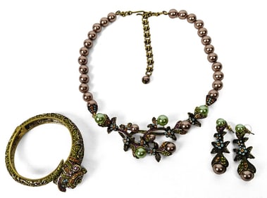 Heidi Daus, Three-Piece Costume Jewelry Collection