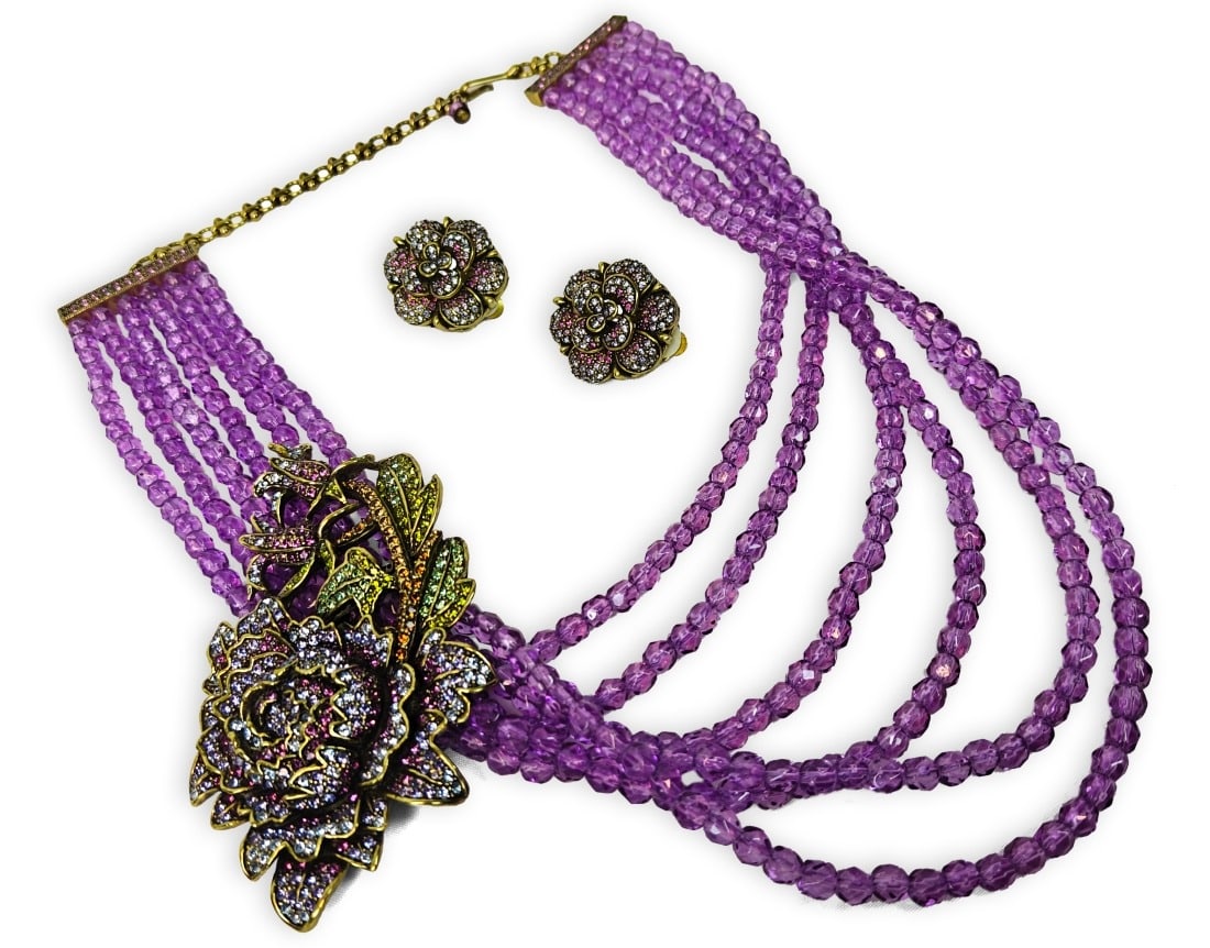 Heidi Daus, Necklace and Earrings Set (1 of 6)