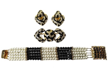 Hobb, Three Piece Set of Vintage Fashion Jewelry