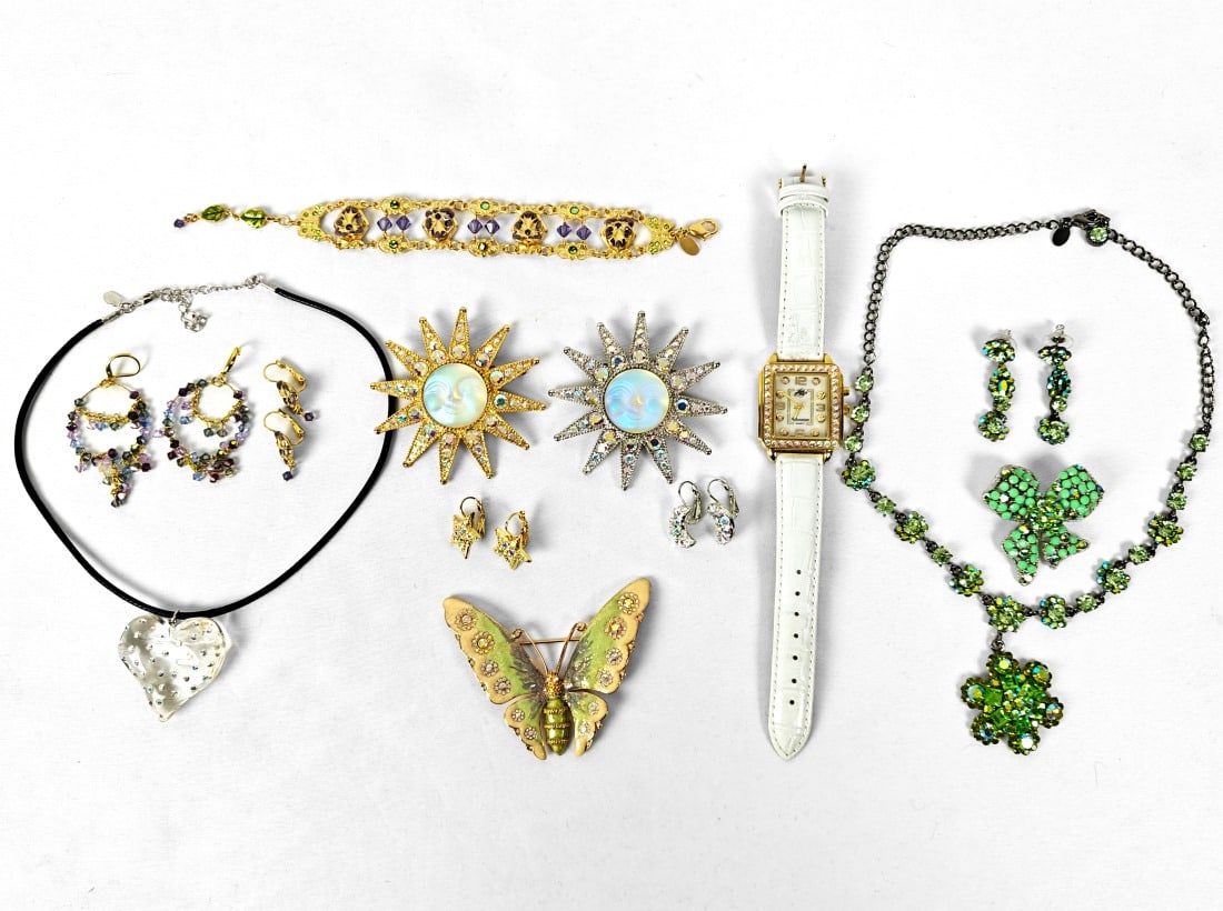Kirks Folly, Thirteen Pieces of Costume Jewelry (1 of 12)