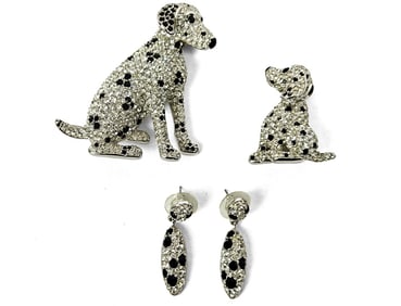 Swarovski, Three-Piece Dalmation Set