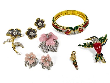 Nolan Miller, Seven Vintage Fashion Jewelry Pieces