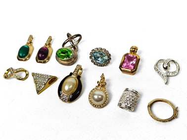 Twelve Unbranded Fashion Necklace Pendants