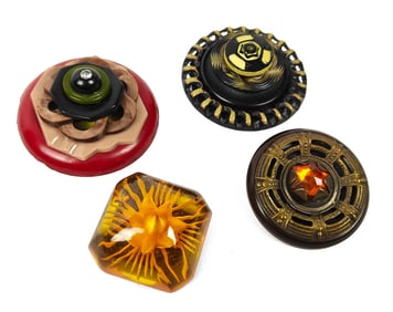 Four Vintage Bakelite Pins / Brooches