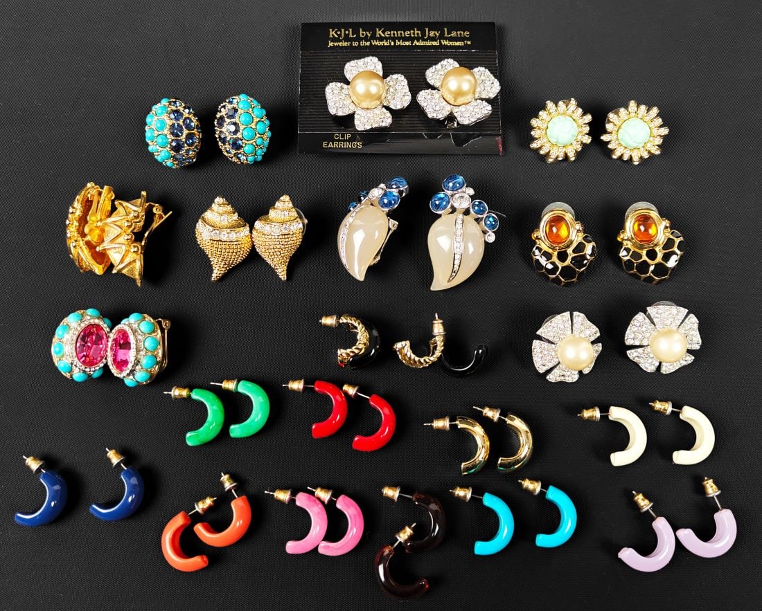 Kenneth J. Lane, Twenty-One Pairs of Earrings (1 of 8)