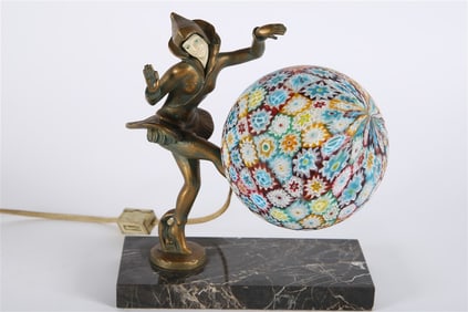 After Ignacio Gallo, "Danseuse des Indies" Lamp