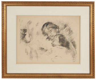 Pierre-Auguste Renoir, "Une Mere et Deux Enfants"