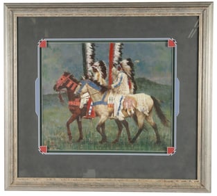 Howard Terpning, "Prairie Knights" Litho