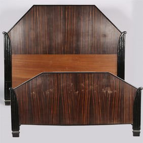 Macassar Ebony Wood Queen Sized Bed Frame
