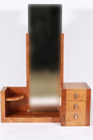Gilbert Rohde, Walnut and Maple Vanity