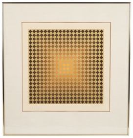 Victor Vasarely, "Yak" Screenprint, 1978