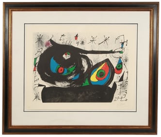 Joan Miro, "Homenatge a Joan Prats" Litho