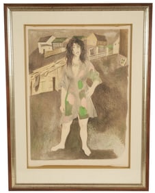 Raphael Soyer, "Hodle" Lithograph