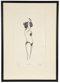 Richard Kozlow, "Backstage" Etching